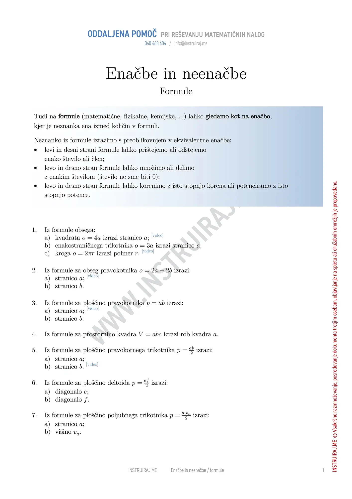 Formule